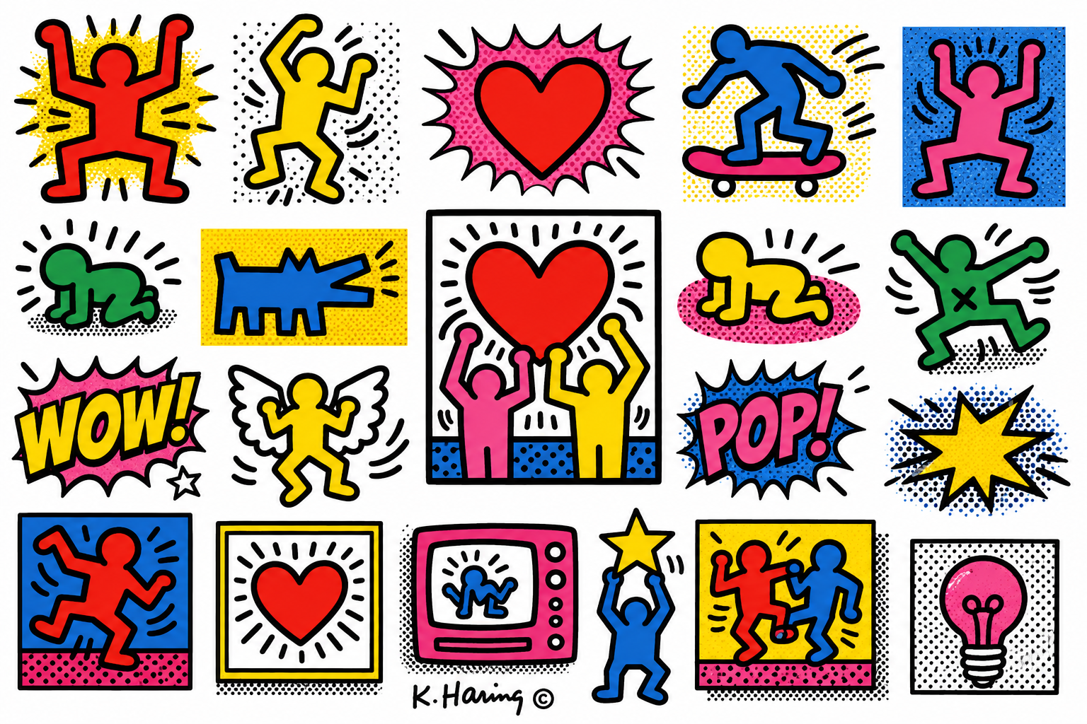 œuvre keith haring